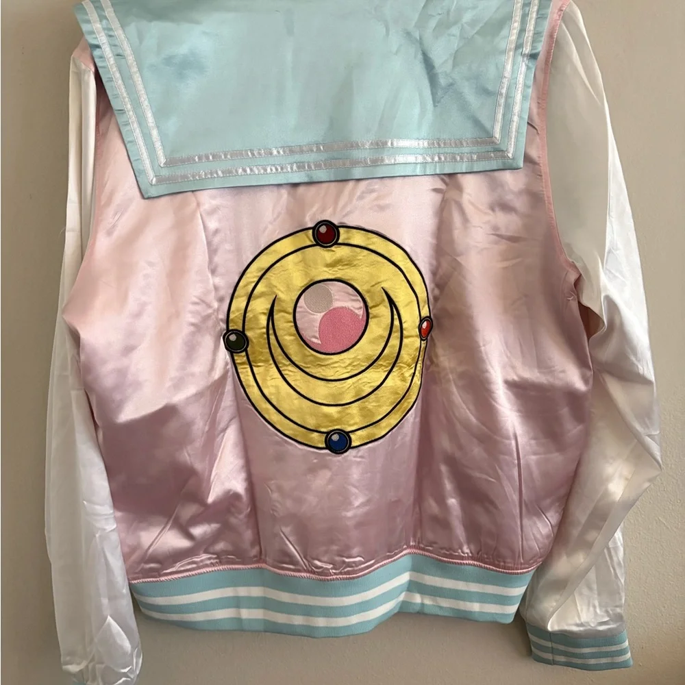Pink Satin Sailor Moon Jacket - Picture 4 of 6